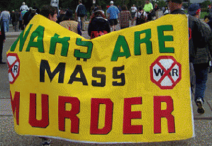Wars are mass muder