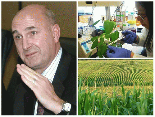 Monsanto CEO Hugh Grant on the left., From ImagesAttr