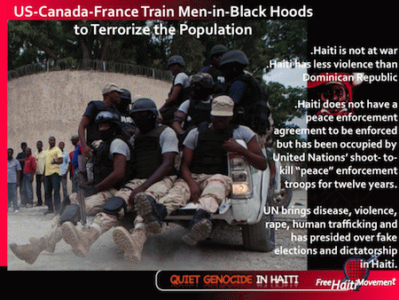 ICITAP-trained Haiti Men-In-Black-Hoods, called 