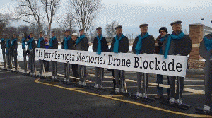 Jerry Berrigan Memorial Drone Blockade, From TwitterPhotos