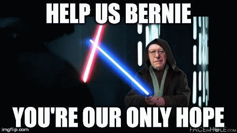 Help us Bernie You're Our Only Hope, From ImagesAttr