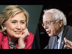 Bernie Sanders and Hillary Clinton