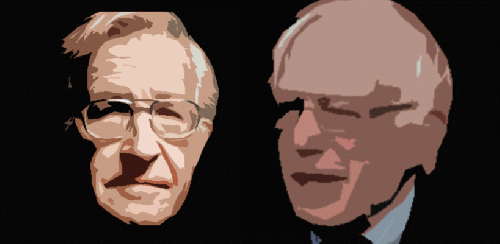 Noam Chomsky Rains On Sanders Parade, From ImagesAttr