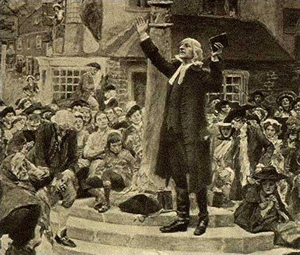 John Wesley preaching, From ImagesAttr