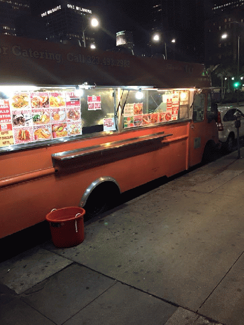 Hotruck in Downtown Los Angeles