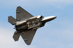 F-22 Raptor shows its weapon bay, From WikimediaPhotos