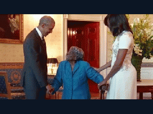 106-Year-Old Dances with Joy at Meeting Obamas