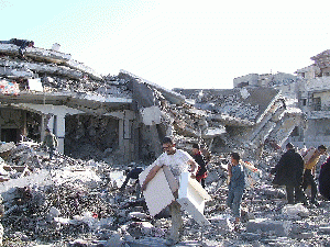 Palestinian homes destroyed by Israel, From WikimediaPhotos