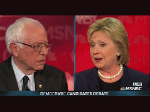 Hillary Clinton VS Bernie Sanders - New Hampshire Feb. 4