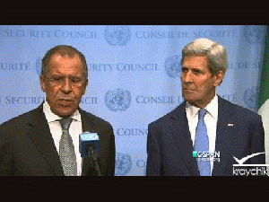 John Kerry, Sergei Lavrov Joint Statement, From YouTubeVideos