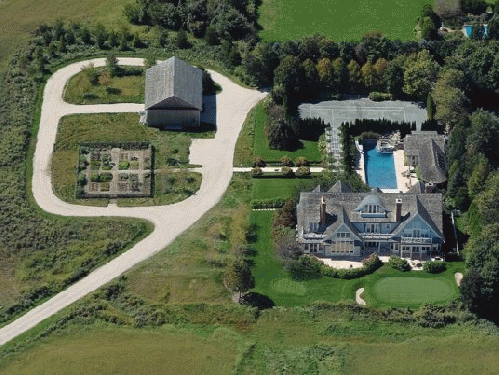 Mansion in Hamptons owned by Lloyd Blankfein, President and CEO of Goldman-Sachs, valued at $17 million