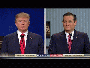 Donald Trump and Ted Cruz, From YouTubeVideos
