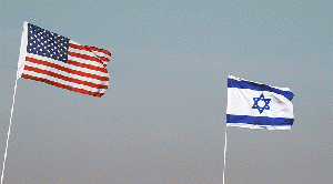 US-Israel Flags, From WikimediaPhotos