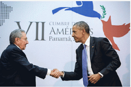 Obama and Castro, From ImagesAttr