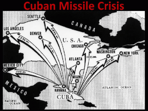 Cuban Missile Crisis Map