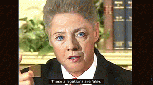 Hillary - These allegations are false., From FlickrPhotos