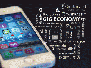 Gig Economy Graphic, From FlickrPhotos
