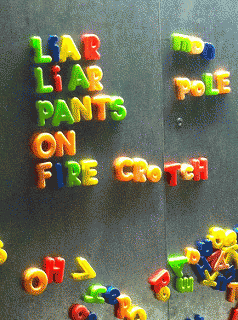 liar liar pants on fire crotch : magnet,  san francisco (2012)