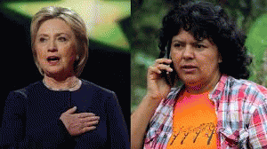 Hillary & Berta Caceras - which woman do you trust?