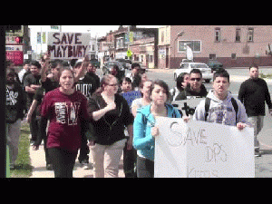 Detroit Public School Closing Protest, From YouTubeVideos