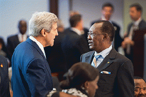 Secretary Kerry Greets Chad's President Deby, From FlickrPhotos