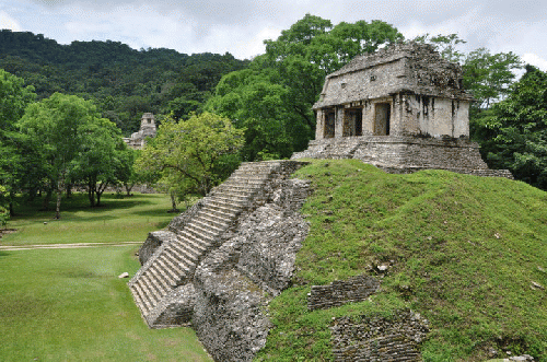 From South America the people migrated north to a place called Palatquapi. We know the site as Palenque.