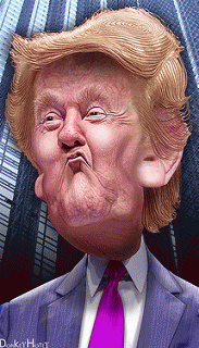 Donald Trump - Caricature