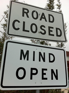 Road Closed .  Mind Open, From FlickrPhotos