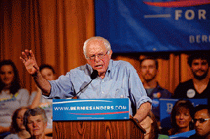 US Senator of Vermont Bernie Sanders in Littleton NH on August 24th, 2015 by Michael Vadon, From FlickrPhotos