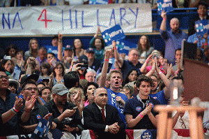 Hillary Clinton supporters