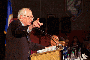 Bernie Sanders 
We're going ALL THE WAY