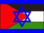 Israel and Palestine flags, From WikimediaPhotos