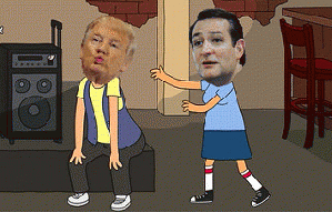 Donald Trump Ted Cruz Dance