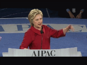 Hillary Clinton addresses AIPAC lobby annual meeting