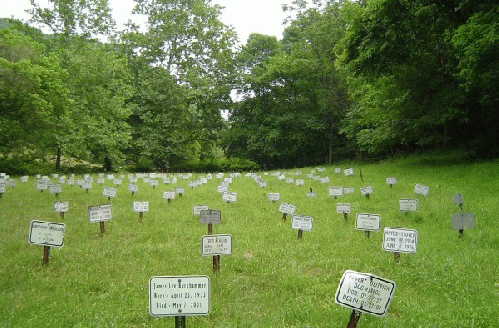 Cemetery for Moundsville Penitentiary in Moundsville, WV., From ImagesAttr