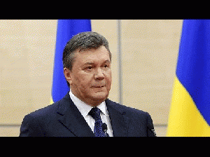 Ousted Ukrainian President Viktor Yanukovich