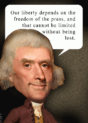 Thomas Jefferson freedom of speech quote