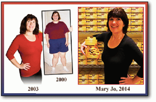 Mary Jo Kringas, before and after