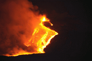 Etna Volcano Paroxysmal Eruption Jan 12 2011 - Creative Commons by gnuckx, From FlickrPhotos