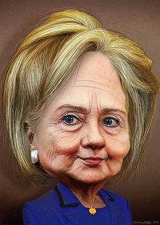 Hillary Clinton - Caricature