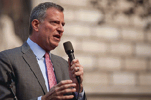 NYC Mayor Bill de Blasio, From FlickrPhotos