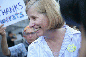 Cindy Sheehan at the Recreate '68 Rally