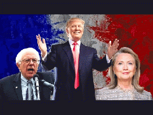 Donald Trump vs Hillary Clinton vs Bernie Sanders, From YouTubeVideos