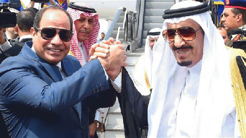 Egypt's Sisi and Saudi Prince Salman