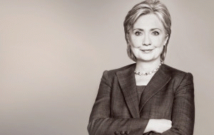 Democratic presidential candidate Hillary Clinton., From ImagesAttr