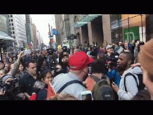 Anti-Trump Protest, From YouTubeVideos