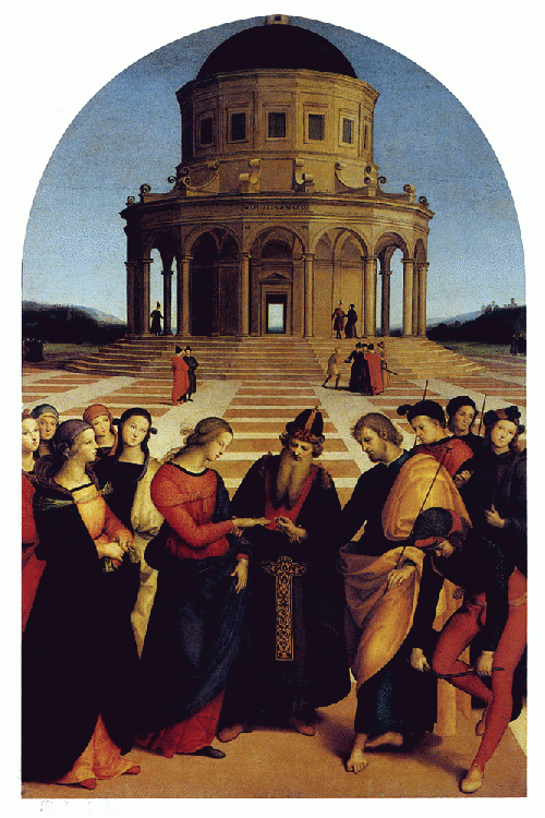 Marriage of the Virgin by Raphael