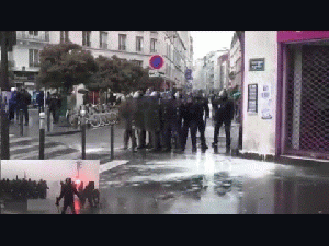 Paris riots -- anti labor reform protest
