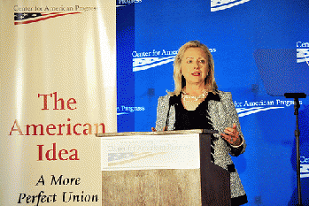 Secretary Clinton Delivers Remarks on American Global Leadership