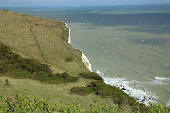 The White Cliffs of Dover (NT) 19-04-2012 that refugees aspire to reach., From FlickrPhotos